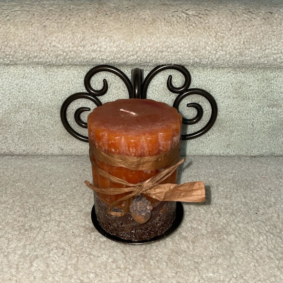 Partylite set of scroll wall sconces - Picture 2 of 3